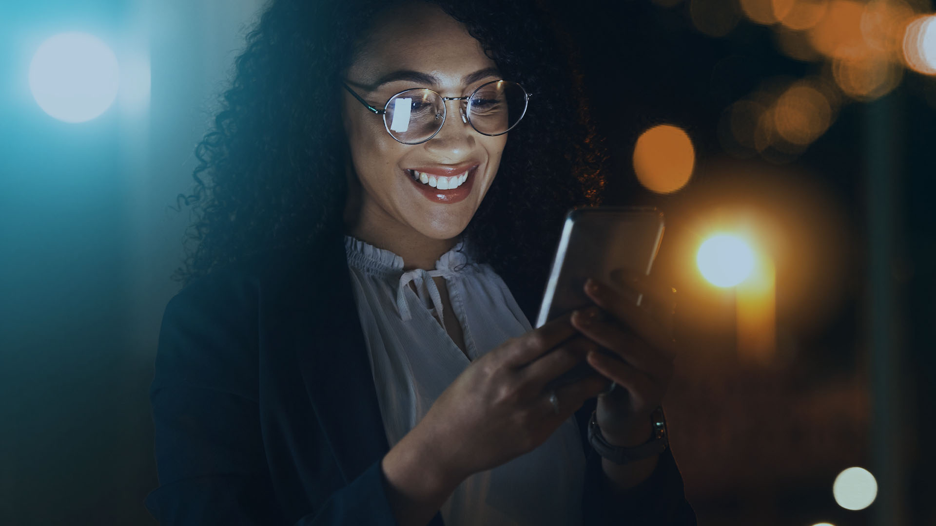 Women interacting with ICE Insurance Software on a phone