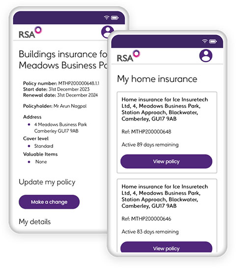 RSA Insurance app