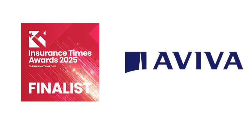 Insurance Times Awards and Aviva badge: Finalist - Excellence in technology